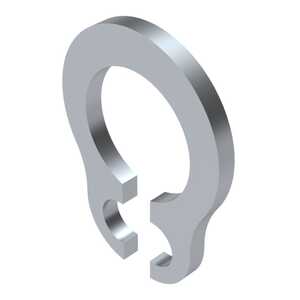0.094" External Retaining Ring, Carbon Steel, Zinc. MS90707-2009