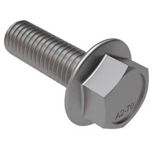 Hardware Specialty | M6 X 16mm L, Hex Flange Bolt, Stainless Steel