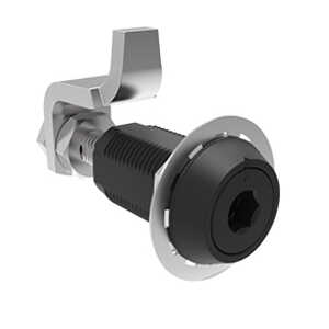 Southco E3 Series Hex Key Operated, Vise Action Latch, 8 mm Hex Recess, Zinc Alloy, Powder Coat, Black