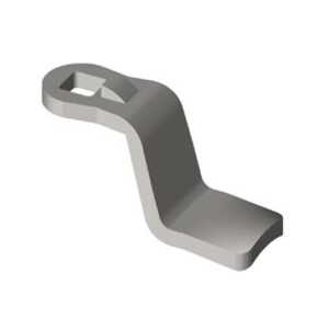 Southco Quarter-Turn Cam Latch Cam, 42mm (1.65") Grip, Stainless Steel, Passivated