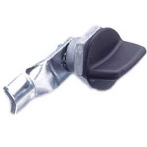 Southco Quarter-Turn Cam Latch, Tall Wing, 24mm (.94") Grip, Not Sealed, Zinc Alloy, Powder Coat, Black