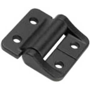 Southco Constant Torque Hinge w/ Countersunk Holes, Symmetric, Medium Size, Aluminum Alloy, Powder Coat, Black
