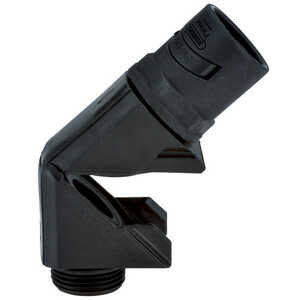 Sealcon 3/8 NPT Push-In 90 Degree Elbow With Snap Close Conduit Fitting, For DN 10 Conduit. Nylon, Black