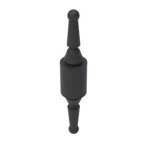 Richco Pull Mount Support, .5" L, Nylon, Black, 500/Bag