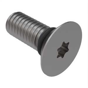 Zago M6 X 10mm L, Torx, 90 Degree Flat Head Sealing Screw, Stainless Steel, Viton® O-Ring