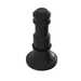 Heyco Snap Latch Rivet, Alternate Plunger, .118 - .205" Panel Thickness, Nylon, Black