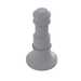 Heyco Snap Latch Rivet, Alternate Plunger, .181 - .272" Panel Thickness, Nylon, White