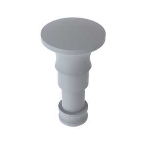 Heyco Snap Latch Rivet, Alternate Plunger, .059 - .146" Panel Thickness, Nylon, White