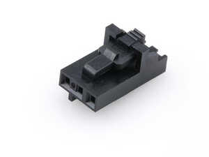 Molex SL Crimp Housing, Single Row, Version G, Positive Latch, 3 Circuits, Black
