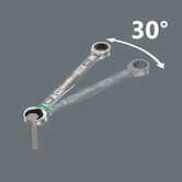 Wera Tools 6000 Joker Ratcheting Combination Wrenches, 16 x 212 mm