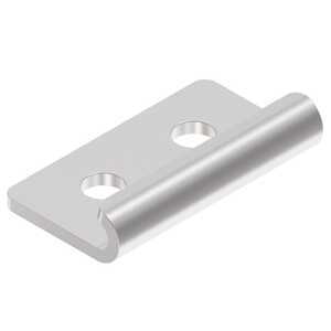 Southco Link Lock Draw Latch Keeper, Medium Size, Stainless Steel, Passivated