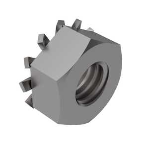 1/4"-20 K-Lock (KEPS) Nut. 7/16" W X 3/16" H, Stainless Steel.