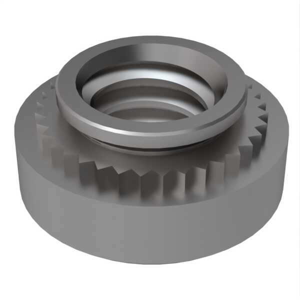 が様 Hardware Specialty | 8-32 Self-Clinching Nut, Stainless Steel