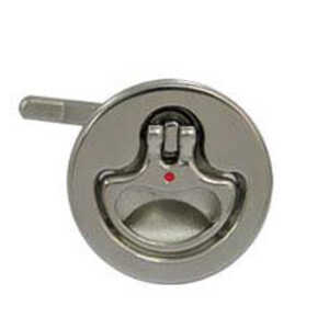 Southco Compression Latch, D-Handle, Locking, Round Hole, Stainless Steel