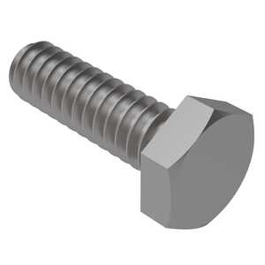 1-72 X 3/8" Long, Hex Head Machine Screw, Stainless Steel