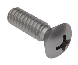 5/16" - 18 X 1" Long, Phillips, Oval Head Machine Screw, Stainless Steel