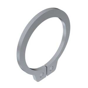 0.276" External Retaining Ring, Carbon Steel, Zinc