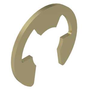0.094" External Retaining Ring, Carbon Steel, Cadmium. MS3215-1009