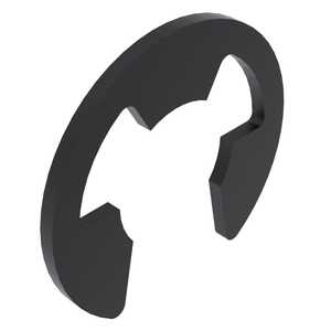 0.094" External Retaining Ring, Carbon Steel, Phosphate. MS3215-3009