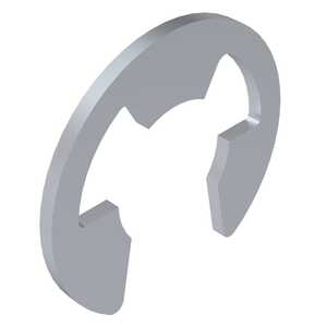 0.094" External Retaining Ring, Carbon Steel, Zinc. MS3215-2009