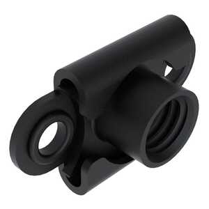 1/4" - 28 A286 Stainless Steel Self-Locking Floating Nutplate, w/ eyelets, Dry Film Lubricant