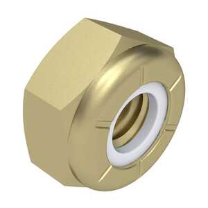 1-1/2-12 Steel, Nylon Hex Locknut, Cadmium