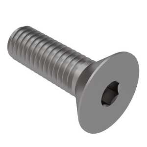 1/2" - 13 X 1-1/2", Flat Head Socket Screw, Hex Drive, Fully Threaded, Stainless Steel