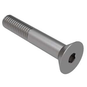 1/2" - 13 X 2", Flat Head Socket Screw, Hex Drive, Partially Threaded, Stainless Steel