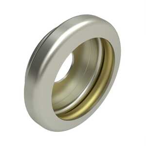 Snap Fastener, Style 2A, Wire Spring Clamp Type, Socket, Brass, Nickel, MS27981-3N
