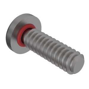 1/4" - 20 X 7/16" Long, Phillips, Pan Head, Stainless Steel, Sealing Screw. Silicone O-Ring.
