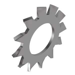 #10 External Tooth Lock Washer, .195" ID, .410" OD, .018" - .024" Thickness, 410 Stainless Steel, Passivated, MS35335-60
