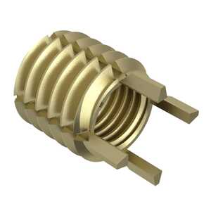 1/2-13 Solid Wall Insert, Alloy Steel, Cadmium, Lightweight, Key Locked, 5/8" L