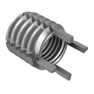 1/2" - 13 Solid Wall Insert, Stainless Steel, Passivated, Thin Wall, Key Locking, .62" Long