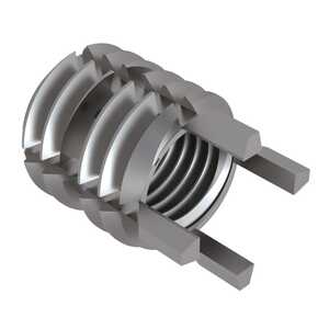 1/2-13 Solid Wall Insert w/ Internal Thread Lock, A286 Stainless Steel, Passivated, Lightweight, Key Locked, 5/8" L