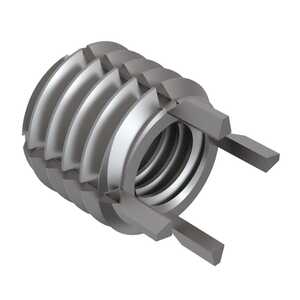 1-12 Solid Wall Insert, Stainless Steel, Heavy Duty, Key Locked, 1-3/8" L