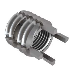 1-12 Solid Wall Insert w/ Internal Thread Lock, A286 Stainless Steel, Passivated, Heavy Duty, Key Locked, 1-1/2" L