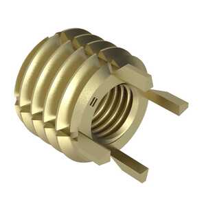 1-12 Solid Wall Insert, Alloy Steel, Cadmium, Extra Heavy Duty, Key Locked, 1-3/8"L