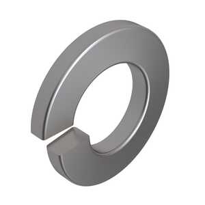 #10 Split Lock Washer, Hi-Collar, .200" ID, .294" OD, .047" Thickness, Stainless Steel, Passivated, MS51848-49