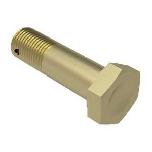 1/2-20 X 1-1/8" Grip Length, Alloy Steel Hex Head Screw, Drilled Shank, Cadmium