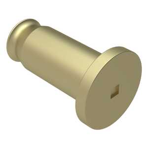 Flat Head Hi-Shear Solid Rivet, 1/4" Dia., 1.290" L, Steel, Cadmium