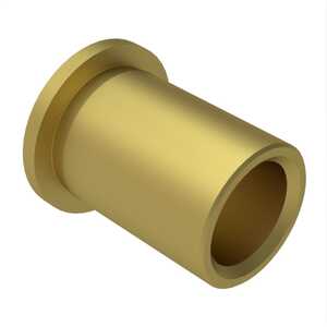 1/2" Press-Fit Flanged Bushing, .300" Long, Bronze, Cadmium