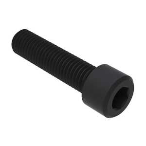 0-80 X 1/4" Long Socket Head Cap Screw, Stainless Steel, Black Oxide, Fully Threaded, MS16996-3B