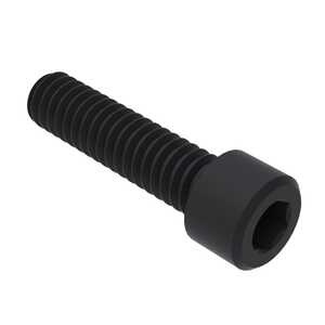 1/2-13 X 1-1/2" Socket Head Cap Screw, Stainless Steel, Black Oxide, Fully Threaded, MS16995-96B