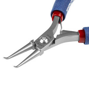 Tronex Plier, Bent Round Nose, Long Jaw, Fine Ti[ps, Long Ergonomic Handles, Carbon Steel