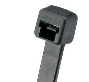 Panduit Cable Tie, Black, UV Nylon 612, 14.5", 50lb, PK1000