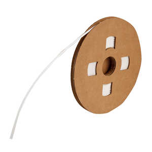 Brady 3" Core PermaSleeve HX Heat Shrink Wire Marking Sleeves, .125" Dia x 100' L, White