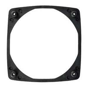 Qualtek 119mm Fan Vibration Sleeve for Fan Flange Thickness 4mm and Panel Thickness from 0.75 - 1.25mm