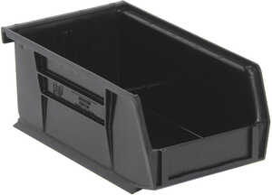 Quantum Storage Conductive Ultra Hang & Stack Bins, 7-3/8" L x 4-1/8" W x 3" H, Black