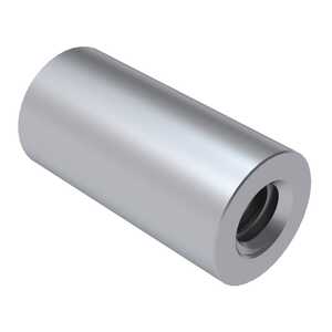 Lyn-Tron 1/2" Round, Aluminum Female Standoff,1/4-20, 0.5" L
