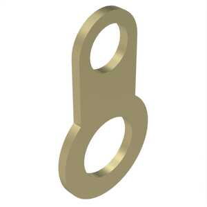 Seastrom Solder Terminal Lug, .340" L, Brass, Cadmium Type II